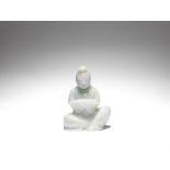 A jadeite figure of Guanyin