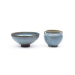 A Junyao jar and a Junyao bowl Yuan Dynasty (2)