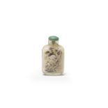 An inside-painted glass snuff bottle Ding Erzhong (1865-1935), cyclically dated to the winter of ...