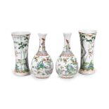 A set of four Arita, Kakiemon-style vases Edo period (1615-1868), late 17th century (6)