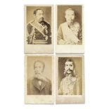 20 photographs of famous personnages from the Meiji era Meiji era (1868-1912), late 19th/early 20...