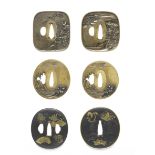 Six tsuba (sword guards) Edo period (1615-1868), late 18th/19th century (8)