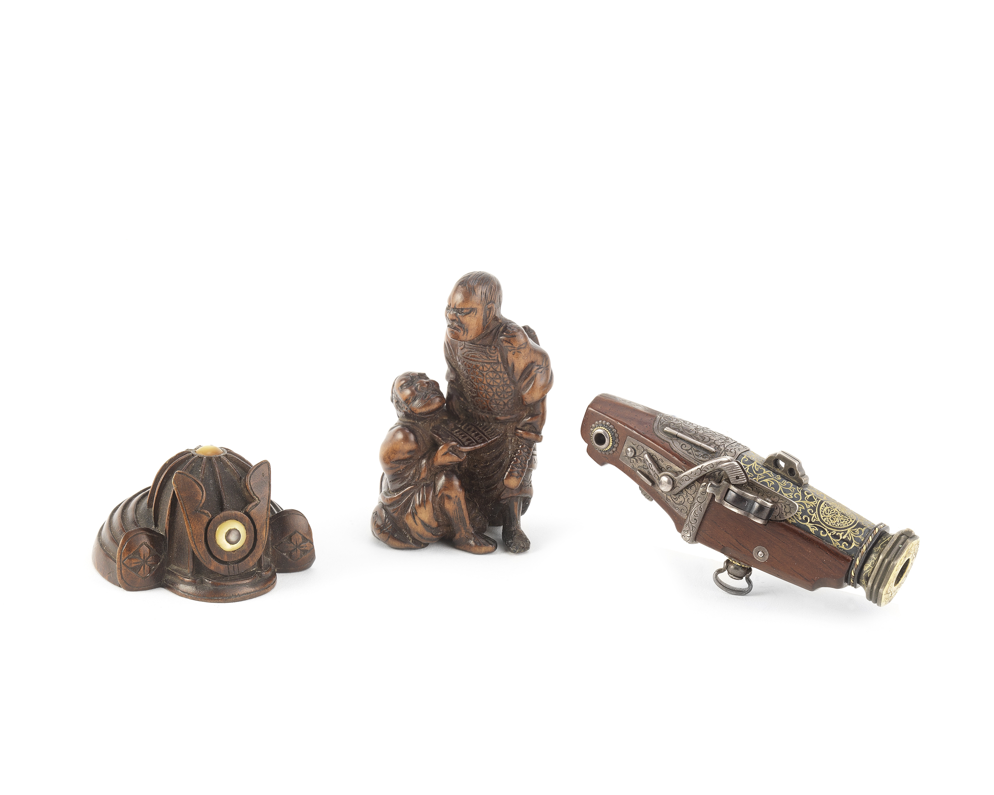 Three various netsuke Edo period (1615-1868), late 18th/early 19th century (3)