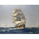 Thomas Jacques Somerscales (British, 1842-1927) 'The Nitrate Ship'