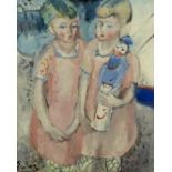 Gen Paul (French, 1895-1975) Enfants (Painted circa 1927.)