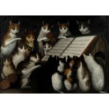 Naïve School, 19th century Cat chorus