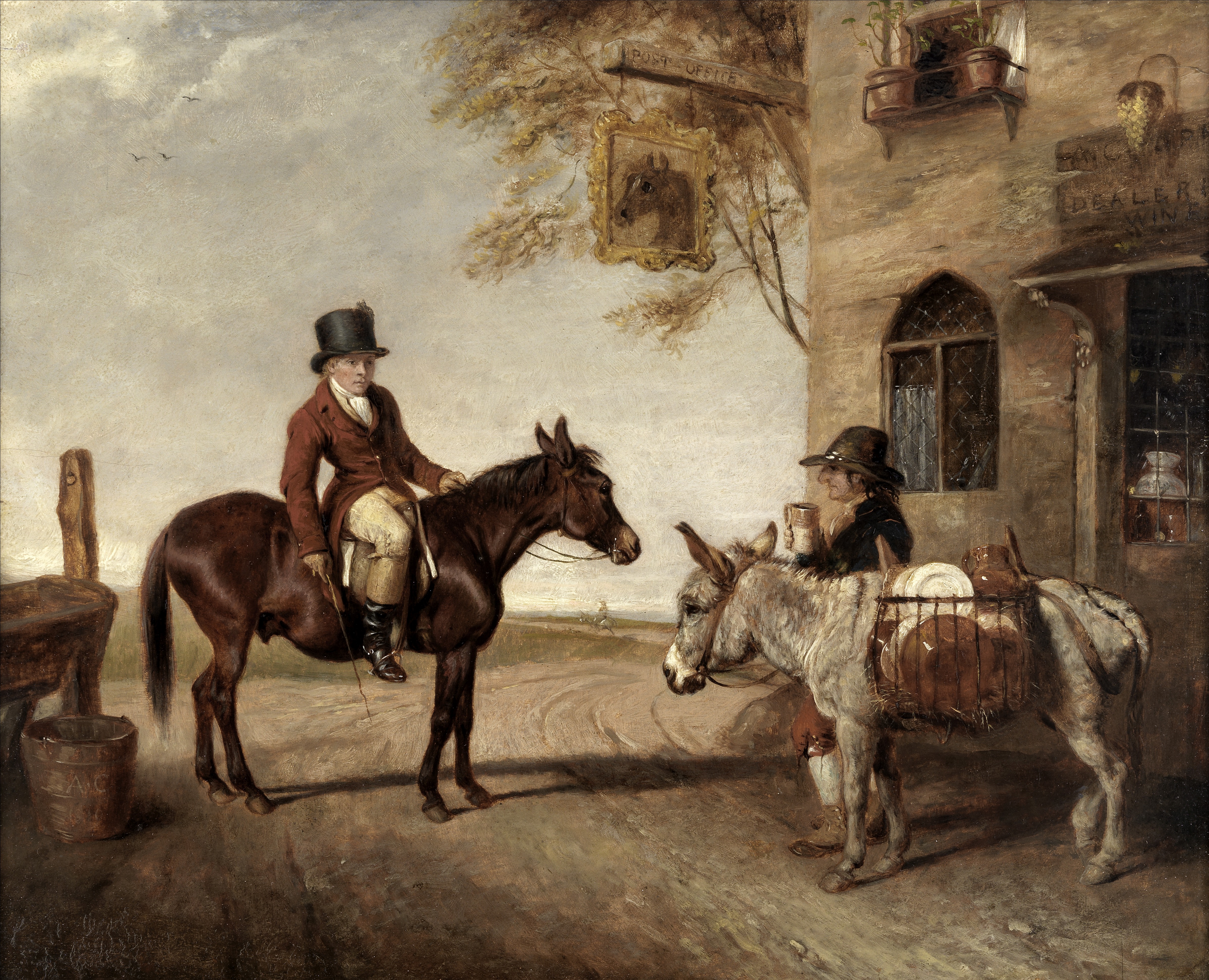 Abraham Cooper (British, 1787-1868) 'A Mule (the Property of Lord Holland) - and an Ass' (To be s...