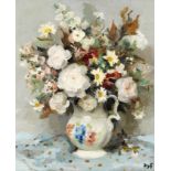 Marcel Dyf (French, 1899-1985) Roses et anthï¿½mis (Painted in 1960)