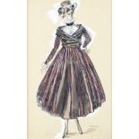 Raoul Dufy (1877-1953) Modèle de robe pour Paul Poiret (Executed in 1917)