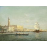 Antoine Bouvard (French, 1870-1956) Across the lagoon, Venice