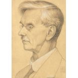 Joseph Edward Southall, RWS, NEAC, RBSA (British, 1861-1944) Portrait of Lektor Harlock (Togethe...