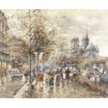 Antoine Blanchard (French, 1910-1988) Notre Dame, Paris