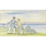 Victoria (Queen of England) (British, 1819-1901) Prince Edward and Prince Alfred at Osborne Hous...