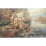 Fortunino Matania (Italian, 1881-1963) Hercules slaying Nessus the centaur