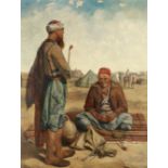 John Dalbiac Luard (British, 1830-1860) The smokers