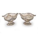 A pair of Edwardian silver dishes D&J Welby, London 1908 (2)