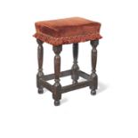 A 17th century oak stool