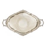 A silver two-handled tray CB & S, Sheffield 1913 (2)