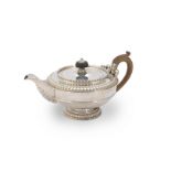 A George IV silver teapot Paul Storr, London 1810