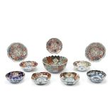 A group of Japanese Imari tablewares (10)