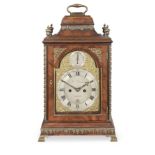 An 18th century mahogany bracket clock by Nicolason, London