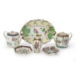 A group of Worcester porcelain, circa 1768-80
