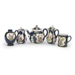 A group of Worcester teawares, circa 1770