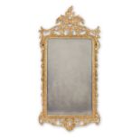 A George III carved giltwood mirror