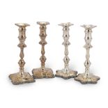 Two pairs of silver candlesticks Chick & Sons Ltd, London 1972 / 1973 (4)