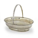 A George III silver cake basket Richard Cooke, London 1803