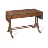 A Federal period and later carved mahogany sofa table In the manner of Duncan Phyfe (New York 176...