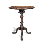 A George III mahogany tripod table