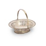 A George III silver basket London 1770