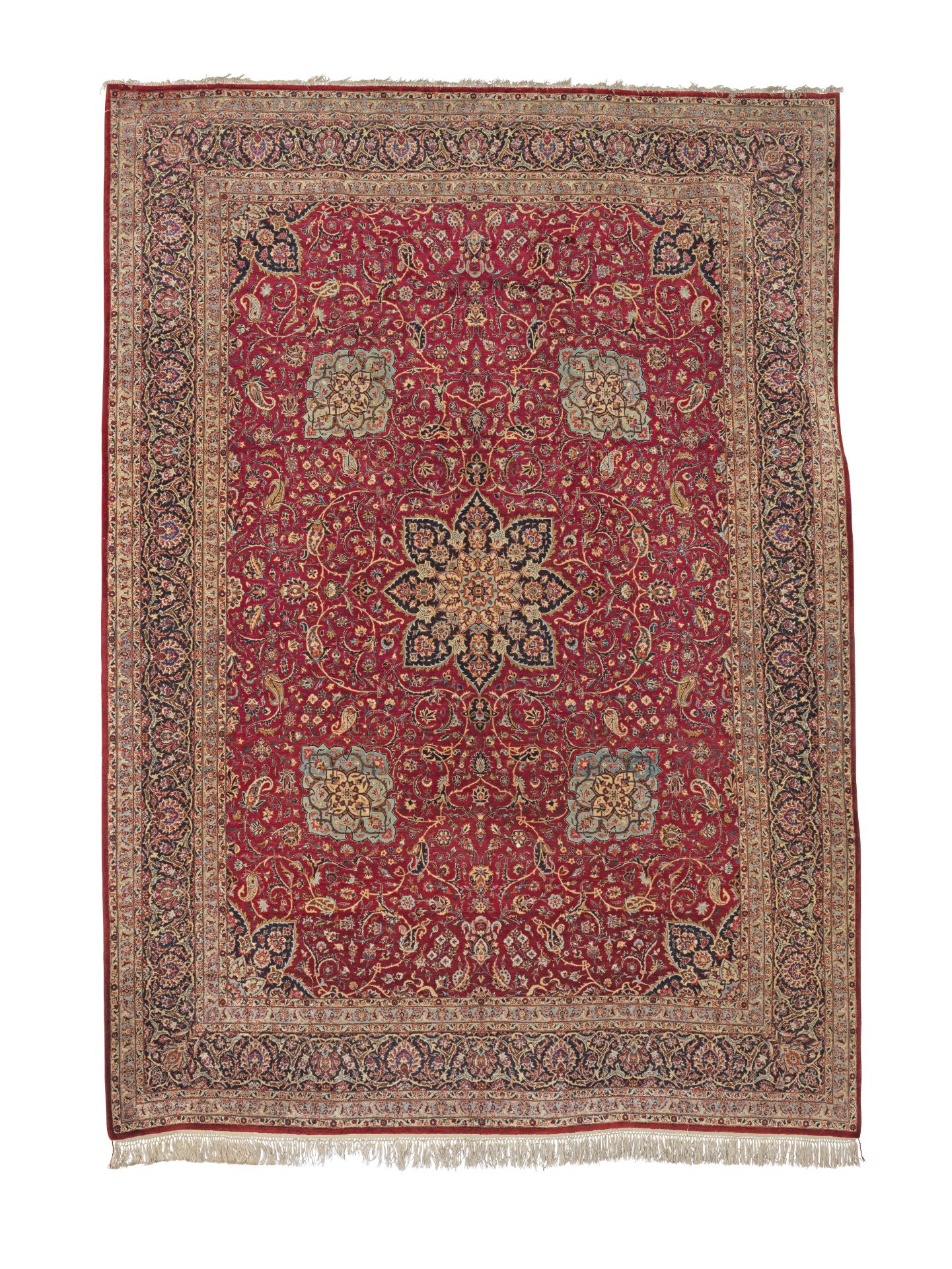 A Kashan carpet Central Persia