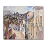 David Bomberg (British, 1890-1957) The Old City and Cathedral, Ronda 64 x 76.1 cm. (25 x 30 in.)