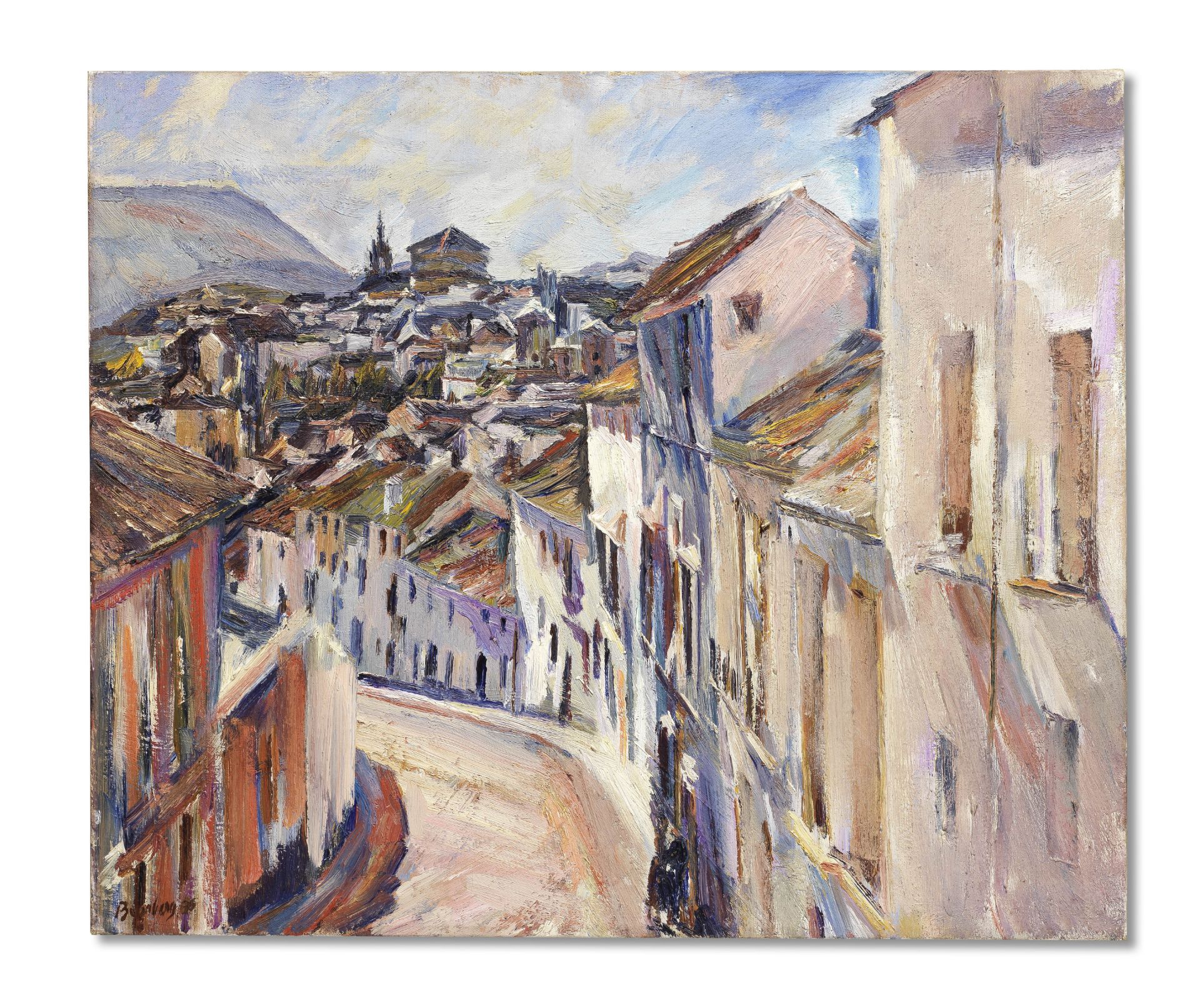 David Bomberg (British, 1890-1957) The Old City and Cathedral, Ronda 64 x 76.1 cm. (25 x 30 in.)