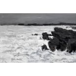 Sir Kyffin Williams R.A. (British, 1918-2006) Storm, Anglesey 50.8 x 76.1 cm. (20 x 30 in.)