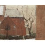 Sir William Coldstream (British, 1908-1987) Emmanuel Church, NW6 20.8 x 26.1 cm. (8 1/8 x 10 1/4 ...