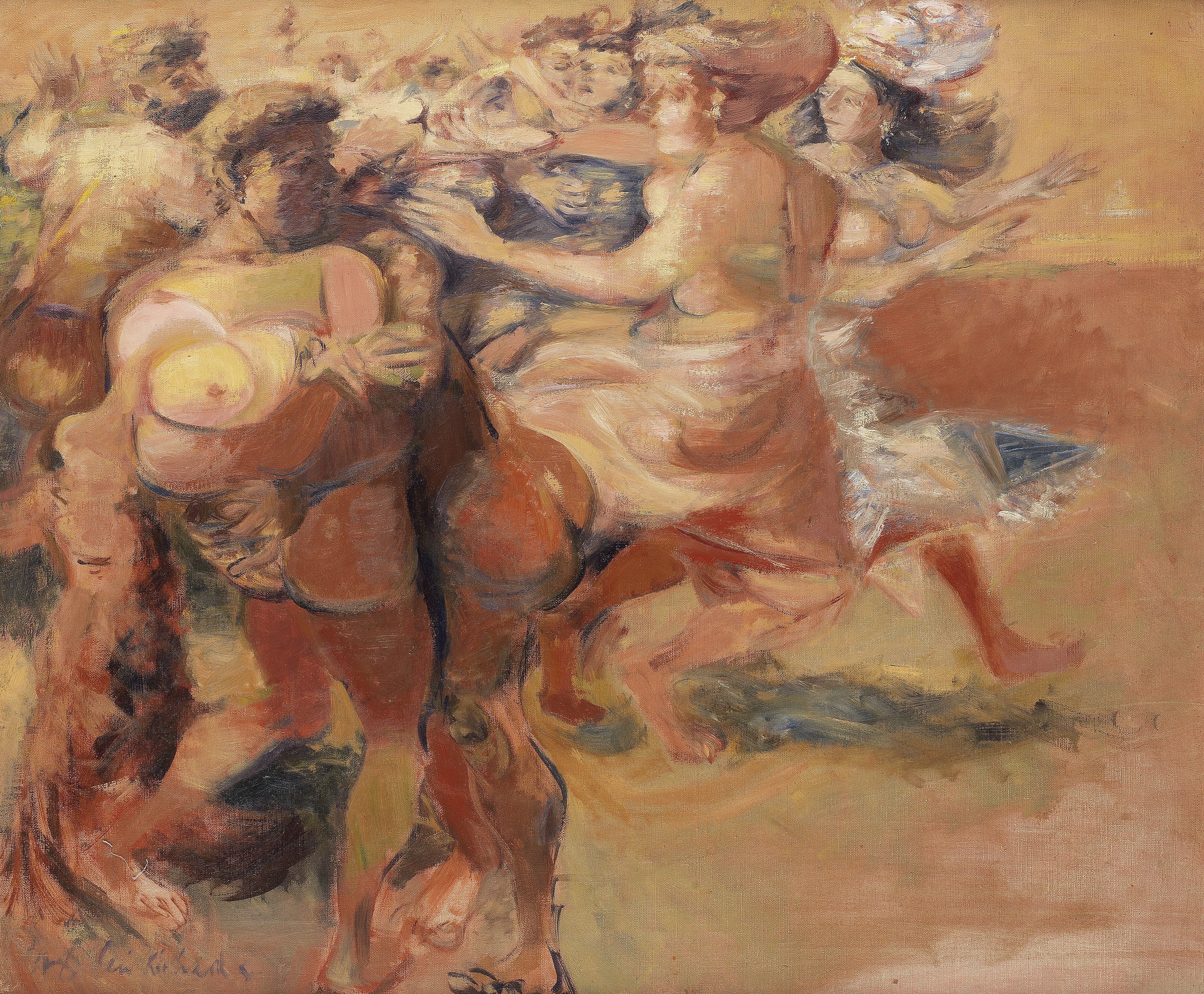 Ceri Richards (British, 1903-1971) The Rape of the Sabines 63.7 x 76.5 cm. (25 x 30 1/8 in.)