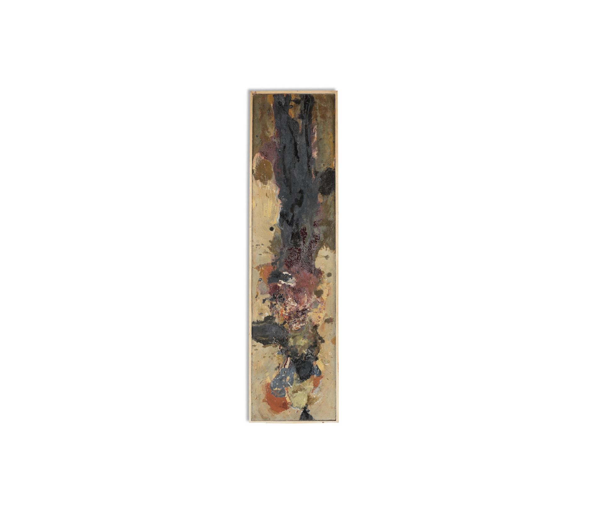 Gillian Ayres C.B.E., R.A. (British, 1930-2018) Abstract 106 x 26.2 cm. (40 3/4 x 10 1/4 in.)