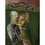 Robert Colquhoun (British, 1914-1962) Two Actors 43.7 x 33.8 cm. (17 1/4 x 13 1/4 in.) (Painted i...