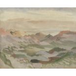 Sir Stanley Spencer R.A. (British, 1891-1959) Lake of Scutaria, Montenegro 27.3 x 33.2 cm. (10 3/...