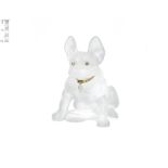 AN EARLY 20TH CENTURY ROCK CRYSTAL FRENCH BULLDOG, ATTRIBUTED TO CARTIER