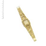 A DIAMOND-SET WATCH/BRACELET, BY GEORGE WEIL,