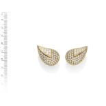 A PAIR OF DIAMOND LEAF EARCLIPS, BY FASANO
