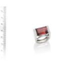 A TOURMALINE AND DIAMOND DRESS RING, BY THEO FENNELL,