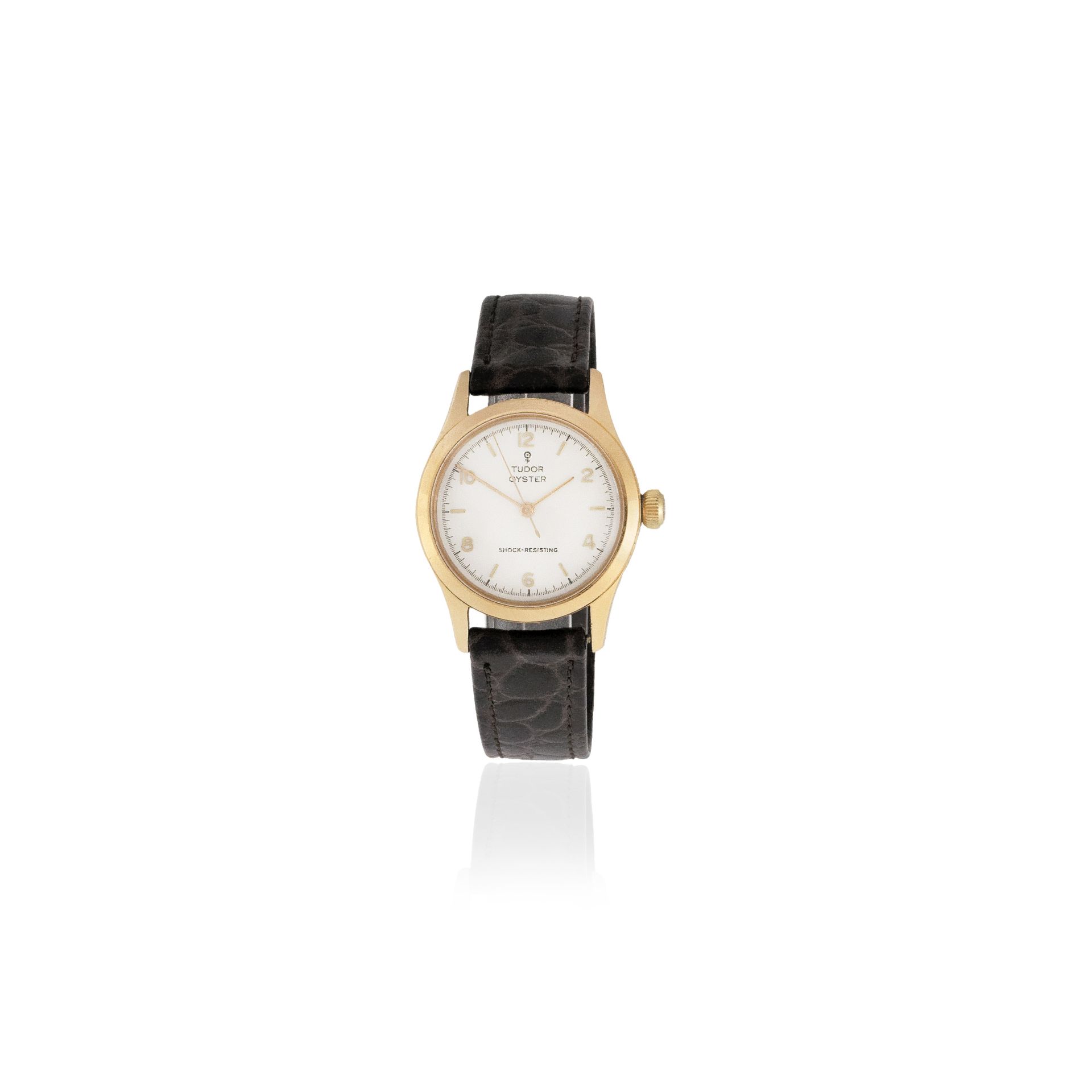 Tudor. An 18K gold manual wind wristwatch Ref: 4453, Circa 1950