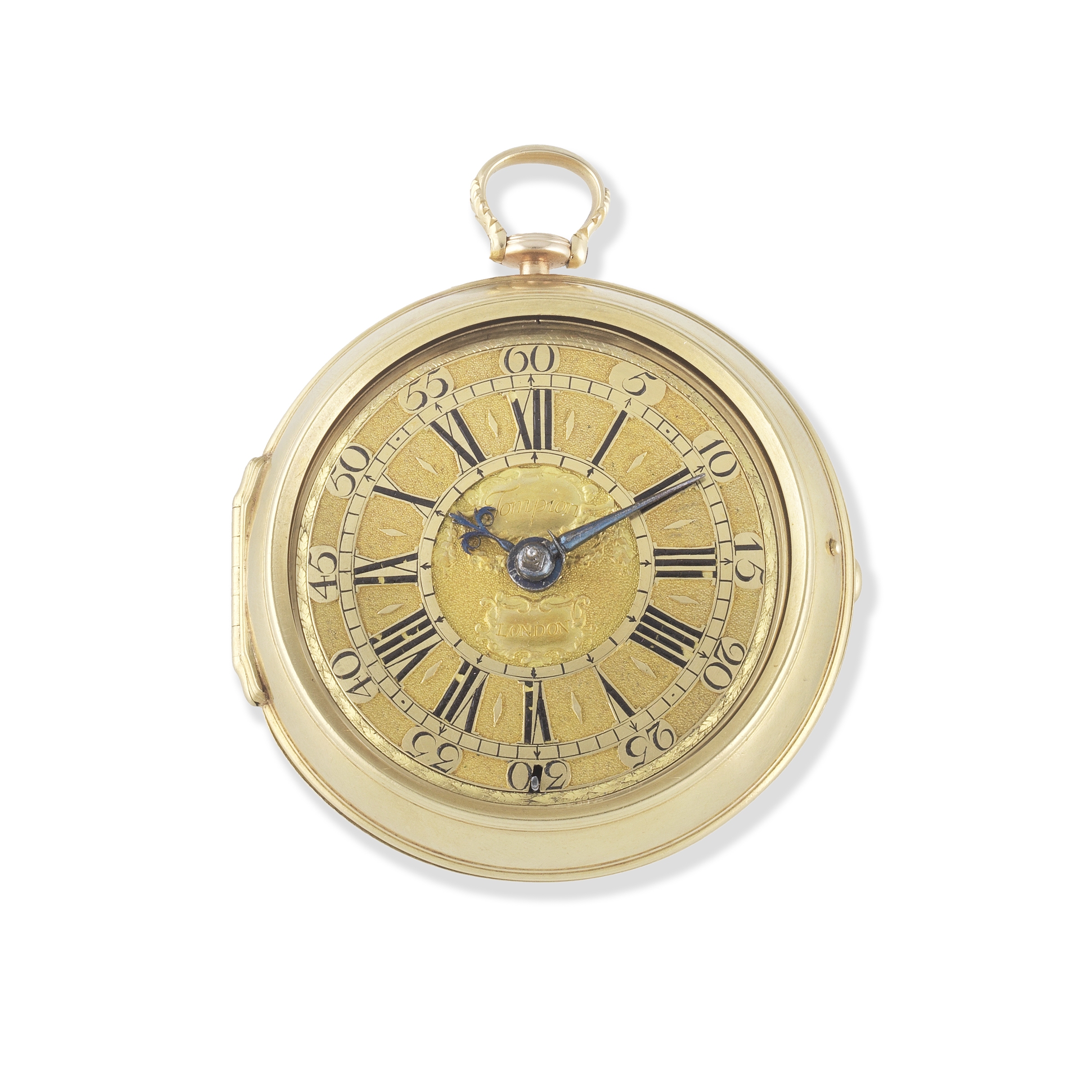 Thomas Tompion, London. A fine gold key wind pair case pocket watch London Hallmark for 1700