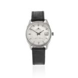 Jaeger-LeCoultre. A stainless steel automatic calendar wristwatch Master Mariner, Ref: E557/1, C...
