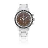 Omega. A stainless steel manual wind chronograph bracelet watch Speedmaster, Ref: 2998-2, Circa ...
